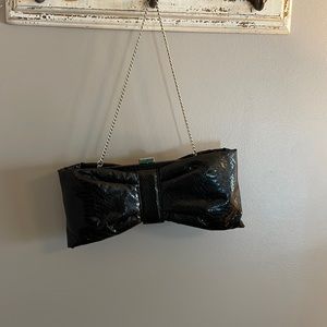 Aldo Black Clutch with Chain